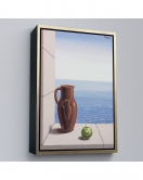 Çerçeveli Rene Magritte - Stimülasyon Hedefi Tablosu-7412