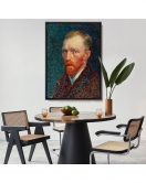 Çerçeveli Vincent Van Gogh - Otoportre Tablo-7453