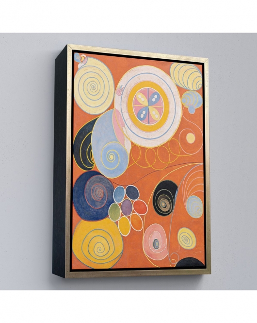 Çerçeveli Hilma Af Klint - Gençlik Tablosu-7314