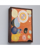 Çerçeveli Hilma Af Klint - Gençlik Tablosu-7314