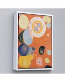 Çerçeveli Hilma Af Klint - Gençlik Tablosu-7314