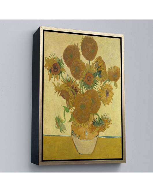 Çerçeveli Vincent Van Gogh - Ayçiçekleri Tablo-7468