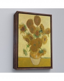 Çerçeveli Vincent Van Gogh - Ayçiçekleri Tablo-7468