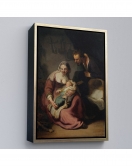 Çerçeveli Rembrandt - Kutsal Aile Tablo - The Holy Family-7431