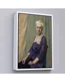 Çerçeveli Edward Hopper - Elizabeth Griffiths Smith Hopper, Sanatçının Annesinin Tablosu-7289