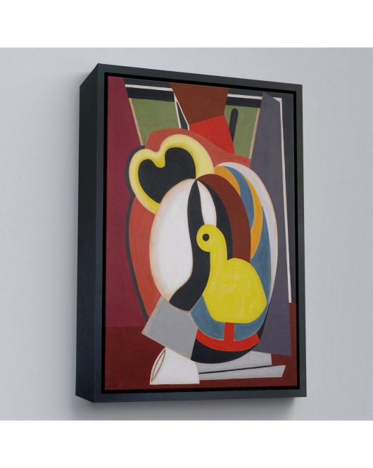 Çerçeveli Auguste Herbin - Soyut Sanat Kompozisyon Tablosu-8102