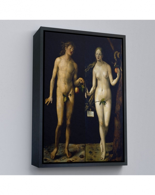 Çerçeveli Albrecht Dürer - Adem İle Havva Tablo - Adam And Eve-8053