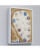 Çerçeveli Salvador Dali - Horloge Tablo-7396