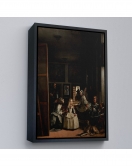 Çerçeveli Diego Velázquez - Nedimeler Tablosu - Las Meninas-7349