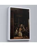 Çerçeveli Diego Velázquez - Nedimeler Tablosu - Las Meninas-7349