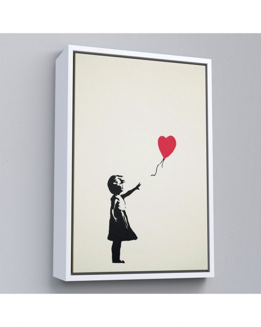 Çerçeveli Banksy - Balonlu Kız Tablo - Girl With Balloon-7310