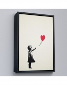 Çerçeveli Banksy - Balonlu Kız Tablo - Girl With Balloon-7310