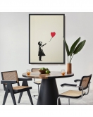 Çerçeveli Banksy - Balonlu Kız Tablo - Girl With Balloon-7310