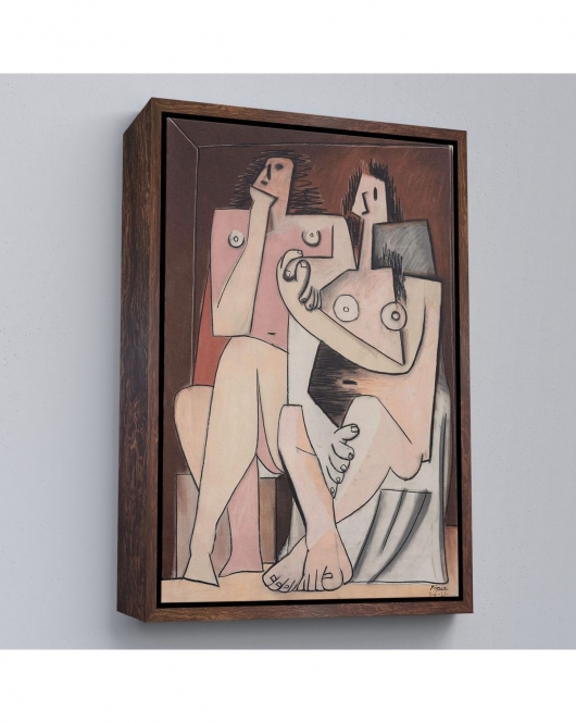 Çerçeveli Pablo Picasso - Adam Ve Kadın Soyut Tablosu - Homme Et Femme-7329