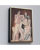 Çerçeveli Pablo Picasso - Adam Ve Kadın Soyut Tablosu - Homme Et Femme-7329