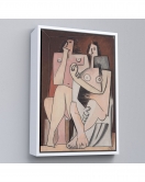 Çerçeveli Pablo Picasso - Adam Ve Kadın Soyut Tablosu - Homme Et Femme-7329