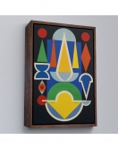 Çerçeveli Auguste Herbin - Kompozisyon Çiçek Meyve Tablo-7335