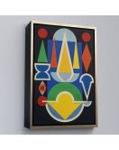 Çerçeveli Auguste Herbin - Kompozisyon Çiçek Meyve Tablo-7335