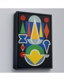 Çerçeveli Auguste Herbin - Kompozisyon Çiçek Meyve Tablo-7335