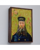 Çerçeveli Vincent Van Gogh – Postacı Joseph Roulin’İn Portresi Tablo - Postes - Postman-7381