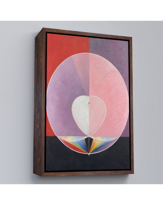 Çerçeveli Hilma Af Klint - Güvercinler Tablosu - Doves-7284