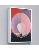 Çerçeveli Hilma Af Klint - Güvercinler Tablosu - Doves-7284