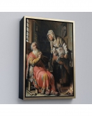 Çerçeveli Rembrandt - Tobit Ve Anna Çocuk İle Birlikte Tablo-7439