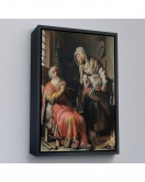 Çerçeveli Rembrandt - Tobit Ve Anna Çocuk İle Birlikte Tablo-7439