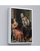 Çerçeveli Rembrandt - Tobit Ve Anna Çocuk İle Birlikte Tablo-7439