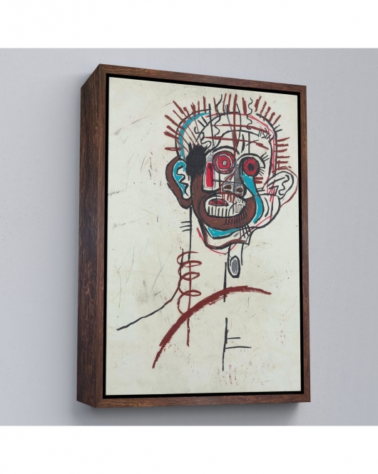 Çerçeveli Jean-Michel Basquiat - İsimsiz Tablo - Untitled-7441