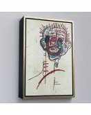 Çerçeveli Jean-Michel Basquiat - İsimsiz Tablo - Untitled-7441