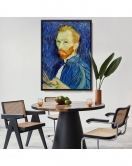 Çerçeveli Vincent Van Gogh - Otoportre Tablo-7456