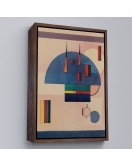 Çerçeveli Vasiliy Kandinsky - Sakin Tablosu-7486