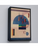 Çerçeveli Vasiliy Kandinsky - Sakin Tablosu-7486