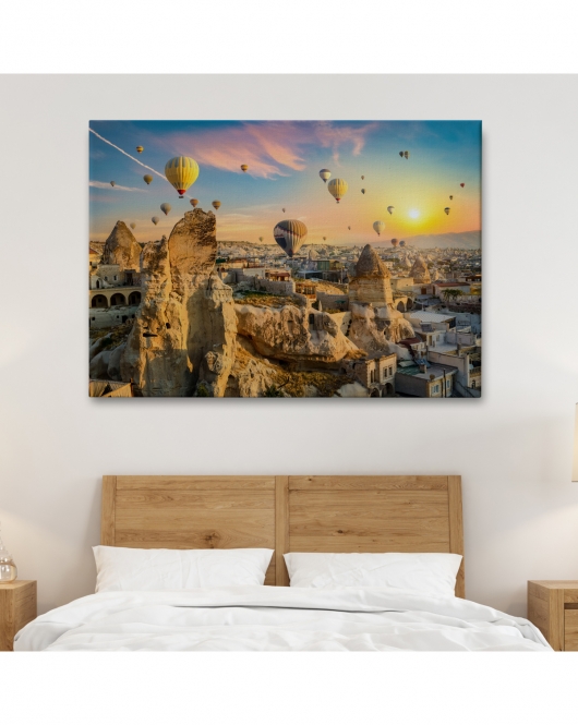 Göreme Kapadokya Manzarası Duvar Tablosu-1245