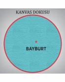 Bayburt İli ve İlçeler Haritası Dekoratif Kanvas Tablo 1288