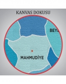 Eskişehir İli ve İlçeler Haritası Dekoratif Kanvas Tablo 1341