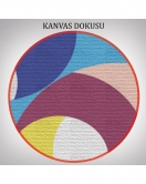 Renkli Geometrik Desenli Pop Art 3 lü Kanvas Duvar Tablo Seti-AO-14