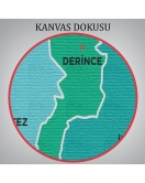 Kocaeli İli ve İlçeler Haritası Dekoratif Kanvas Tablo 1400