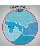 Siirt İli ve İlçeler Haritası Dekoratif Kanvas Tablo 1450