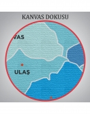 Sivas İli ve İlçeler Haritası Dekoratif Kanvas Tablo 1456