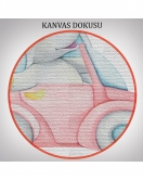 3’lü Tablo Sevimli Küçük Fil Temalı Dekoratif Duvar Tablo Seti-BK-36