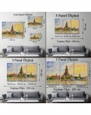 Wat Arun Tapınağı Tayland Bangkok Dekoratif Kanvas Tablo-3622