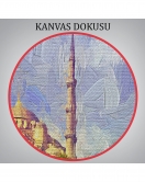 Sultan Ahmet Camii Yağlıboya Görünüm Dekoratif Kanvas Duvar Tablosu-3671