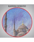 Sultan Ahmet Camii Yağlıboya Görünüm Kanvas Duvar Tablosu-3692