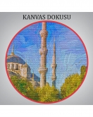 Sultan Ahmet Camii Yağlıboya Görünüm Kanvas Tablo-3694