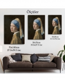 İnci Küpeli Kız Kanvas Tablo, Ressam Johannes Vermeer -4969