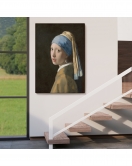 İnci Küpeli Kız Kanvas Tablo, Ressam Johannes Vermeer -4969