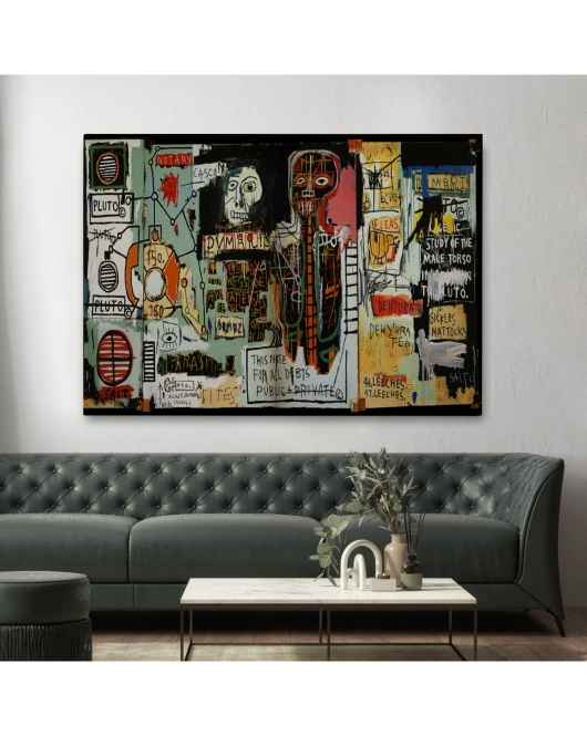 Jean Michel Basquiat Notary Kanvas Tablo-5002