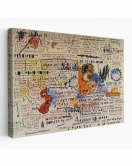 Jean Michel Basquiat'in 50 cent Piece İsimli Eseri Kanvas Tablo-5017